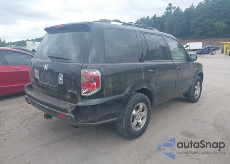 2006 Honda Pilot Ex from USA, damaged, VIN 2HKYF18406H509743